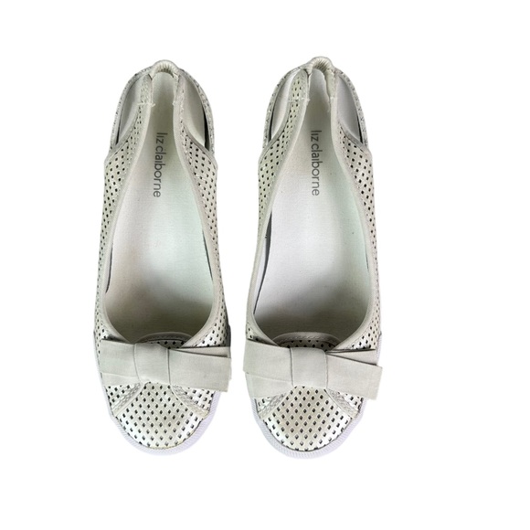 LIZ CLAIBORNE SPADE Slip-On Slingback Low Wedge Shoes - Picture 2 of 8